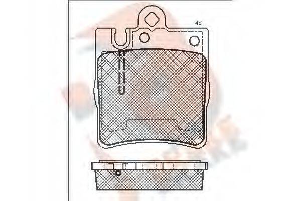 R BRAKE RB1312-202