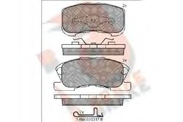 R BRAKE RB1342