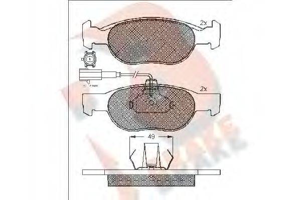 R BRAKE RB1376