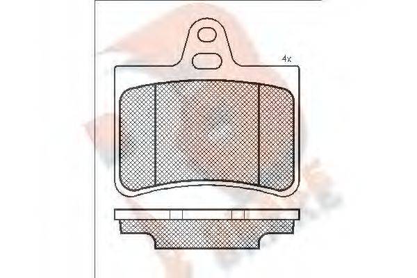 R BRAKE RB1407