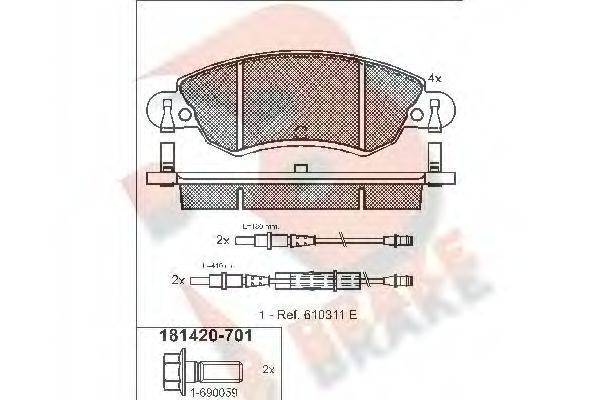 R BRAKE RB1420-701