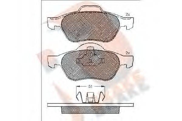 R BRAKE RB1431