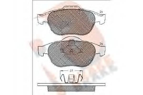R BRAKE RB1432
