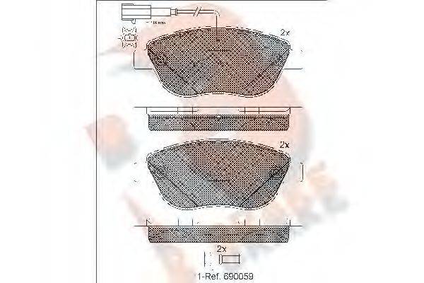 R BRAKE RB1440-203
