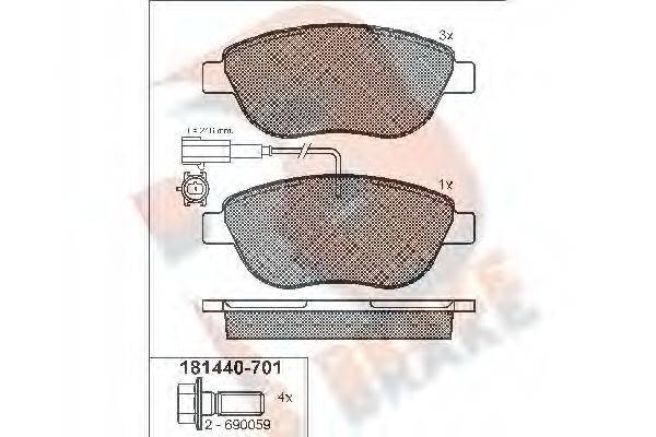 R BRAKE RB1440-701