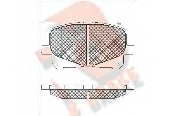 R BRAKE RB1555
