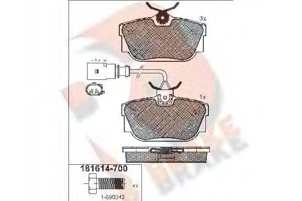 R BRAKE RB1614-700