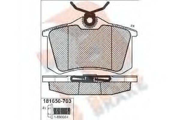 R BRAKE RB1650-703