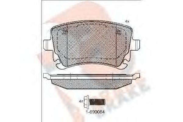 R BRAKE RB1674-204
