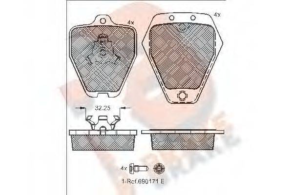 R BRAKE RB1692