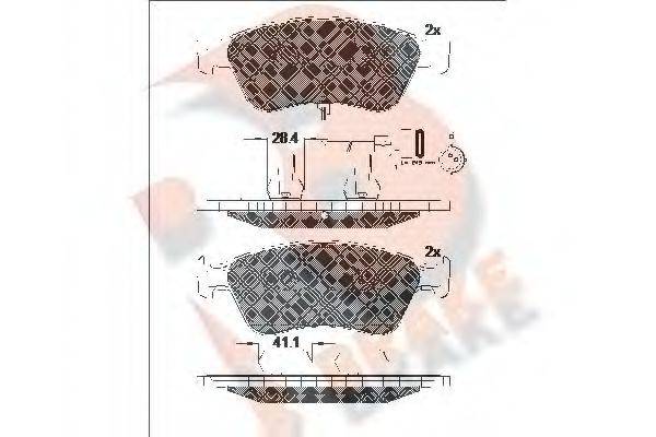 R BRAKE RB1724