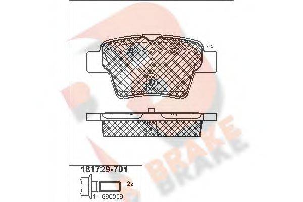 R BRAKE RB1729-701