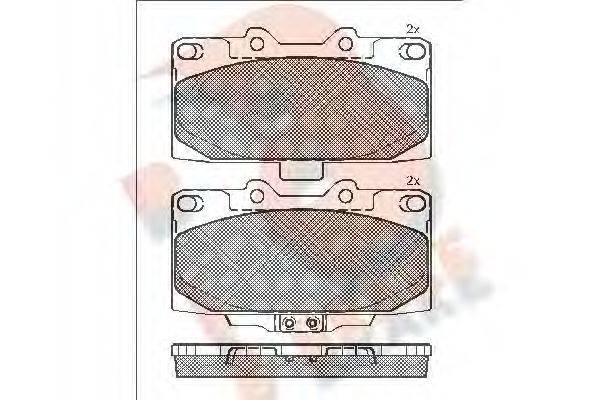 R BRAKE RB1733