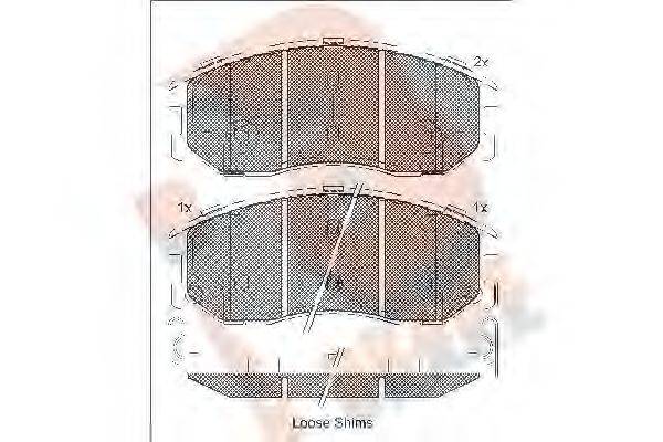 R BRAKE RB1798