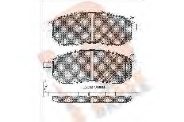R BRAKE RB1876