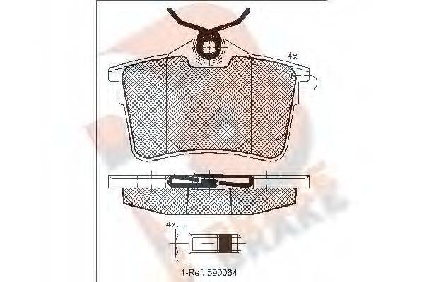 R BRAKE RB1895