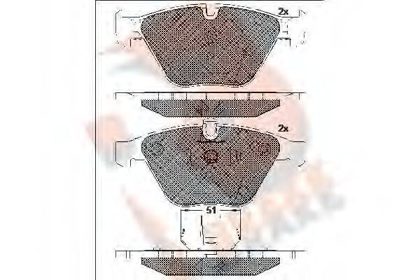 R BRAKE RB1940-203
