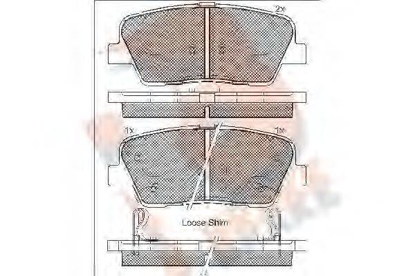 R BRAKE RB1954