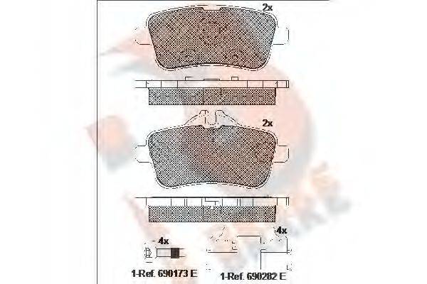 R BRAKE RB2072-067