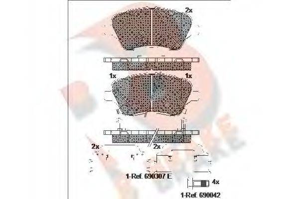 R BRAKE RB2108-203