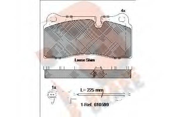 R BRAKE RB2121-203