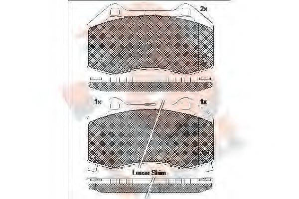 R BRAKE RB2132-200