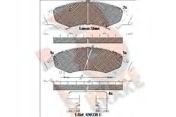 R BRAKE RB2138