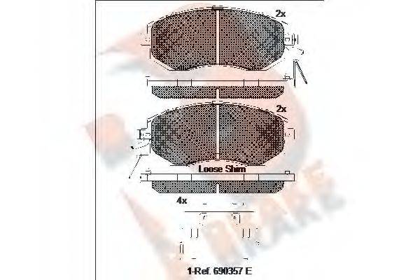 R BRAKE RB2199