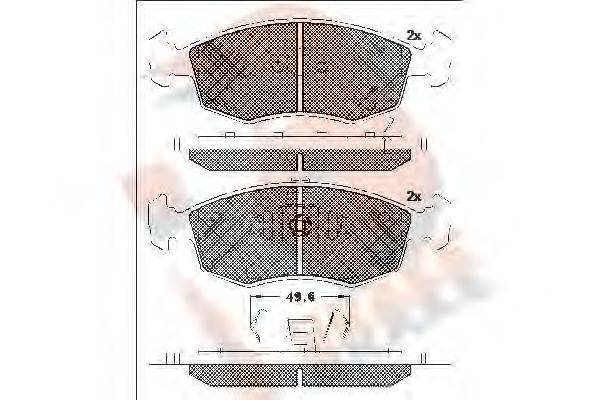 R BRAKE RB2225