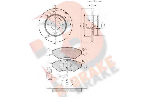 R BRAKE 3R04104844