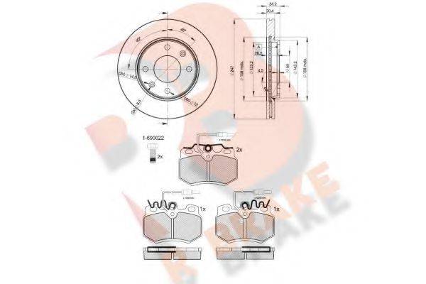 R BRAKE 3R05534694