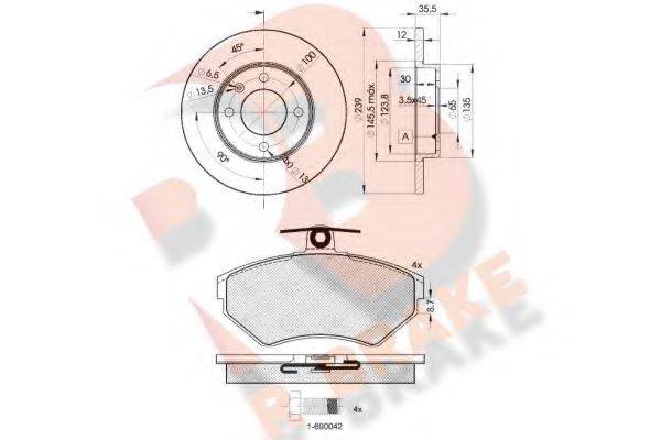 R BRAKE 3R11563300
