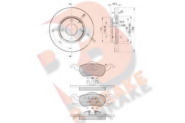 R BRAKE 3R12645344