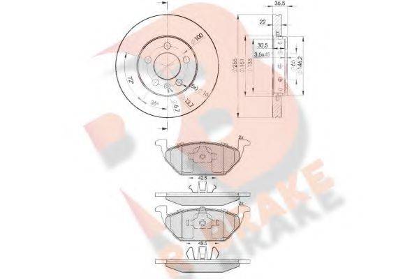 R BRAKE 3R13385602