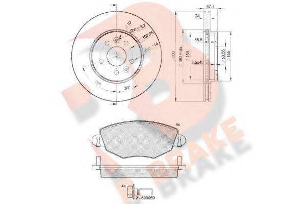 R BRAKE 3R13806767