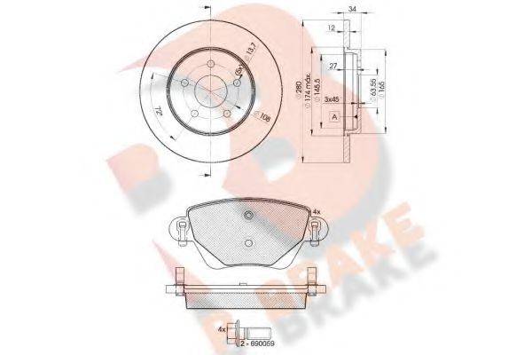 R BRAKE 3R13816768