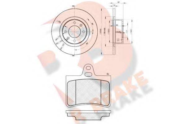 R BRAKE 3R14074754