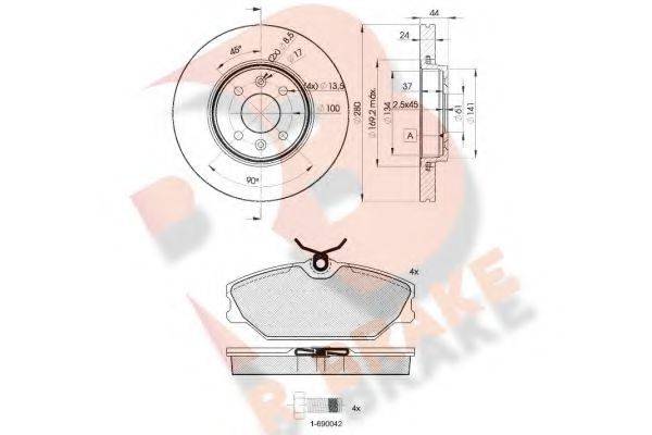 R BRAKE 3R14387829