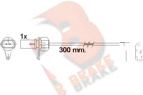 R BRAKE 24743 Сигналізатор, знос гальмівних колодок