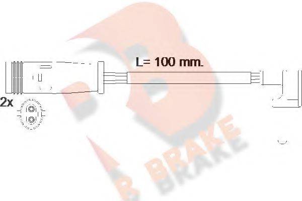 R BRAKE 25183 Сигналізатор, знос гальмівних колодок