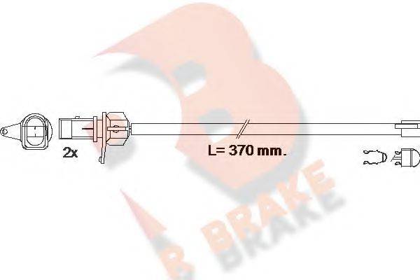 R BRAKE 25111 Сигналізатор, знос гальмівних колодок