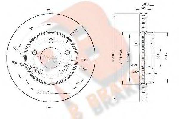 R BRAKE 78RBD20410