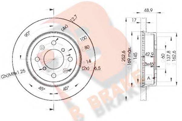 R BRAKE 78RBD20715