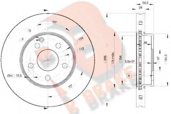 R BRAKE 78RBD20812