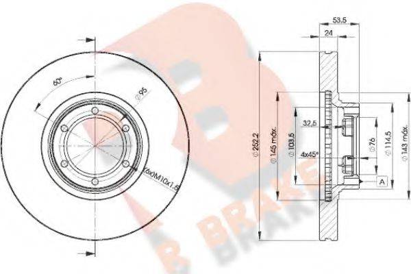 R BRAKE 78RBD21367