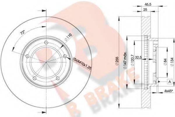 R BRAKE 78RBD22609
