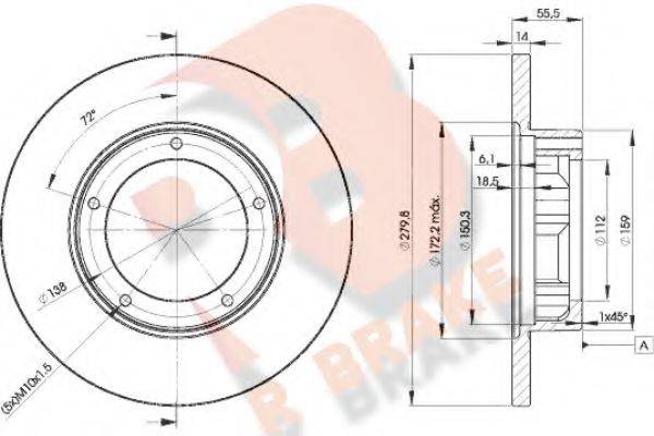 R BRAKE 78RBD24269