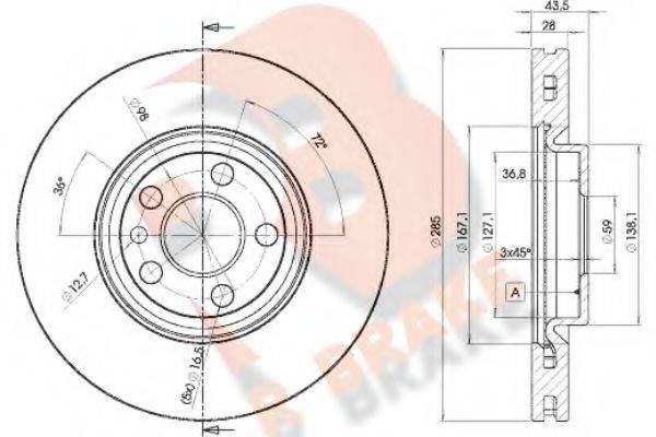 R BRAKE 78RBD24678