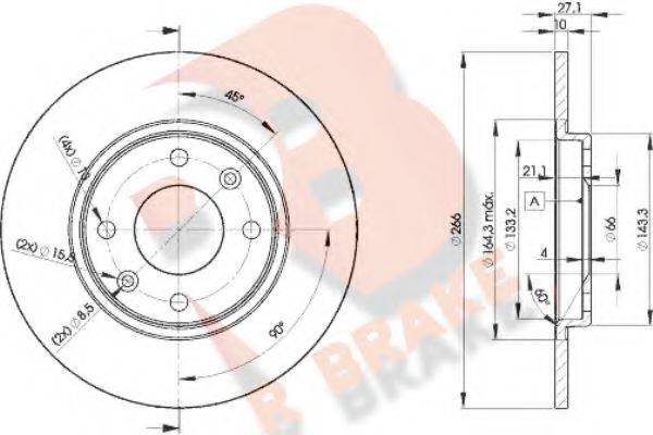 R BRAKE 78RBD24688