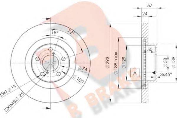 R BRAKE 78RBD24702